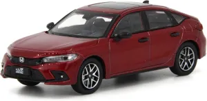 PAUDIMODEL Paudi Model 1/43 Scale Diecast Cars Honda Civic 2022 Model Car Red