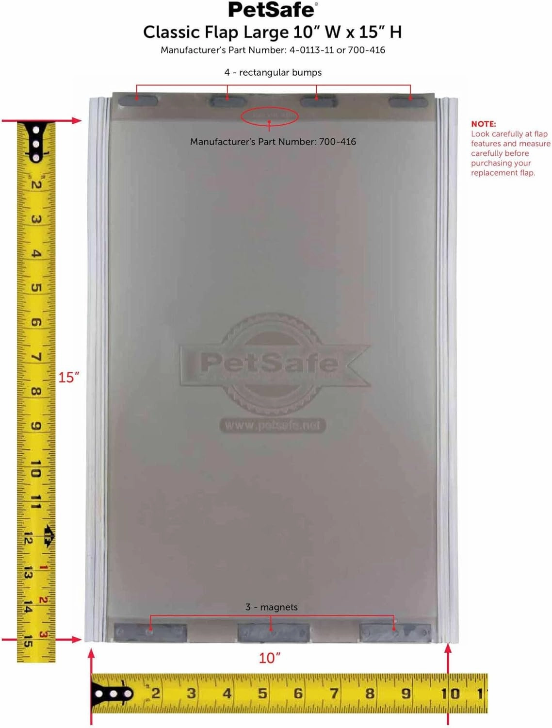 PetSafe Classic Replacement Flap, Large