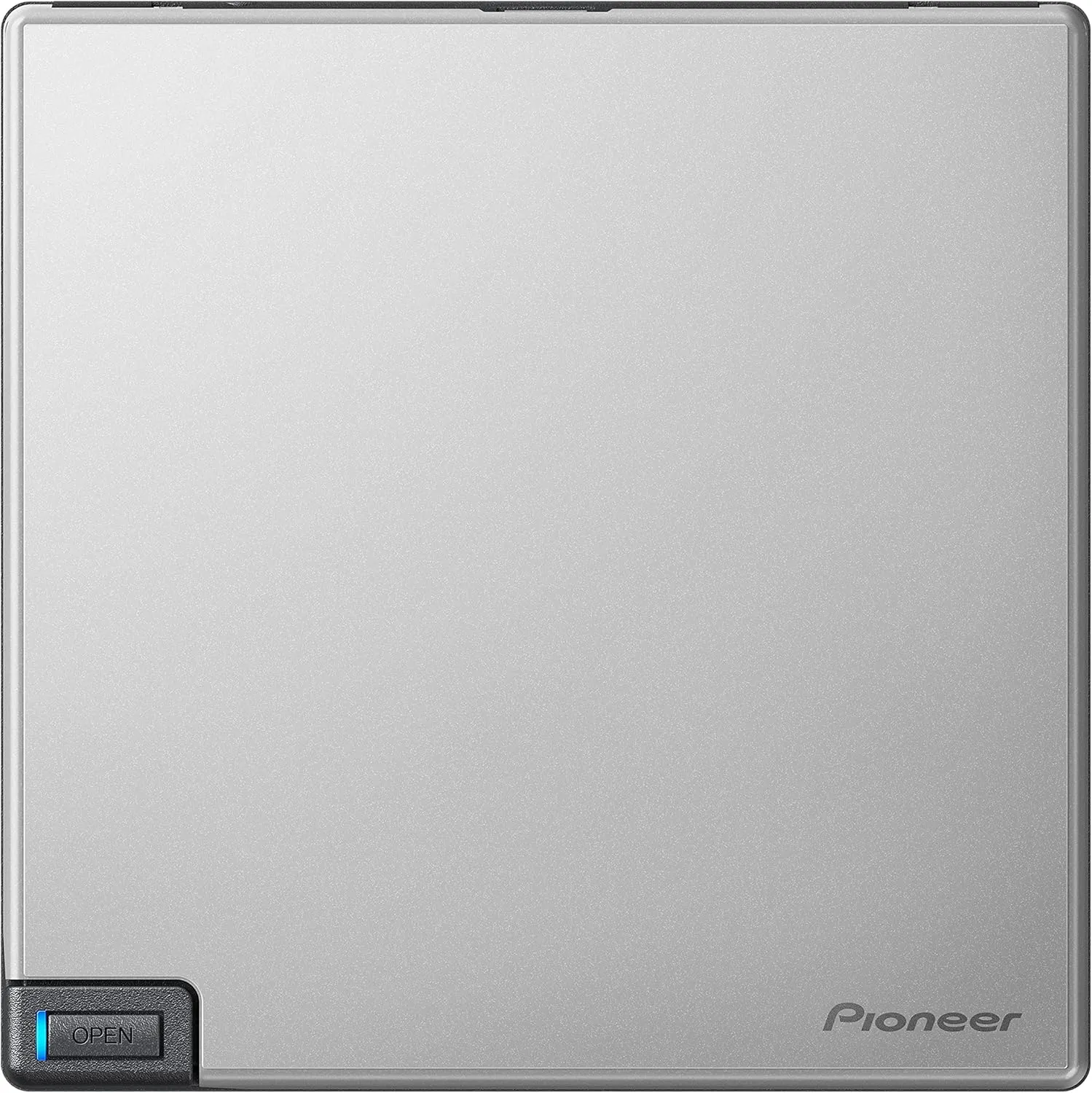 Pioneer External Blu-ray Drive BDR-XD08S USB 3.2 Gen1 (USB Type-C) / 2.0 Slim Portable BD/DVD/CD Writer Silver