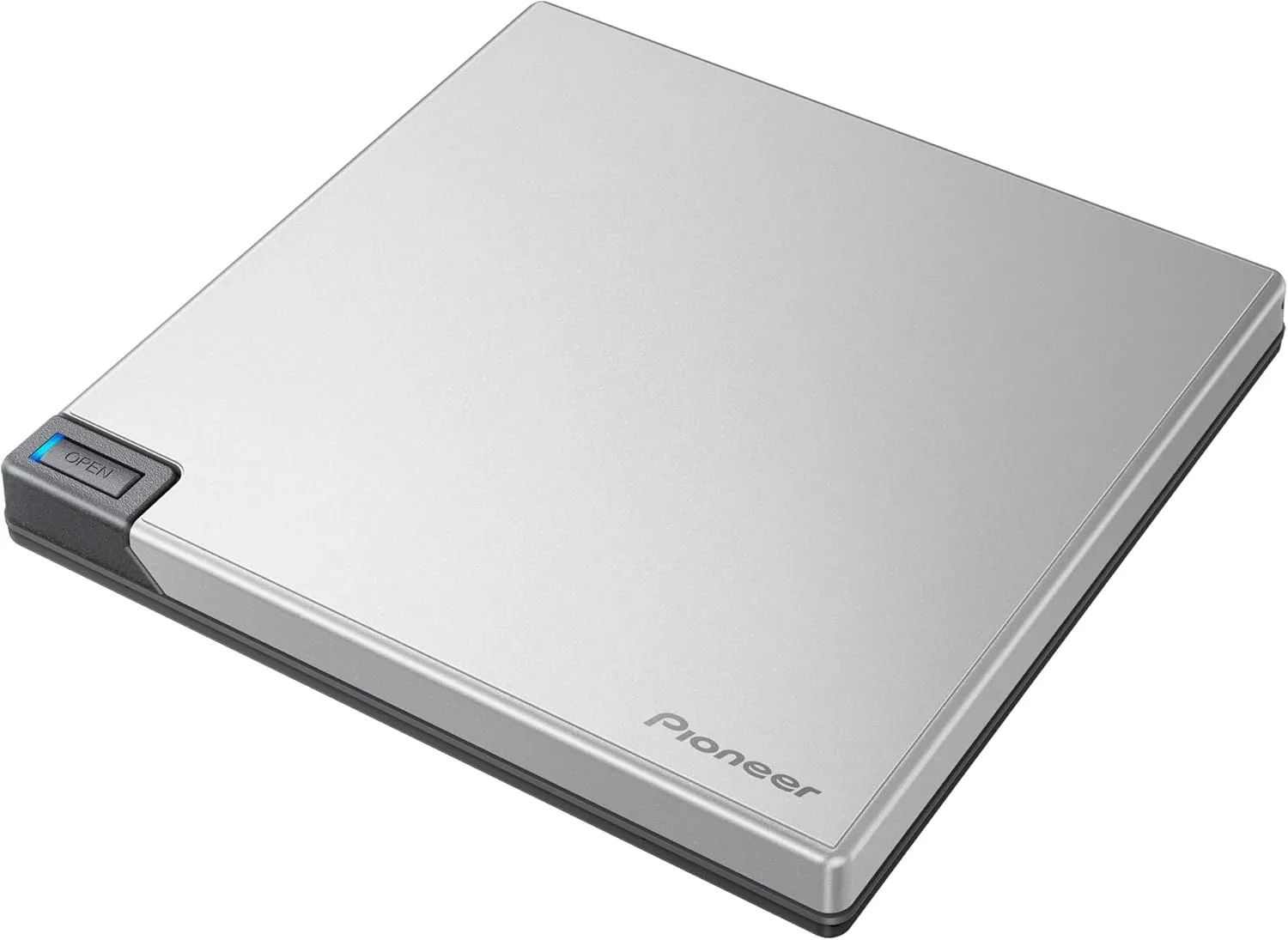 Pioneer External Blu-ray Drive BDR-XD08S USB 3.2 Gen1 (USB Type-C) / 2.0 Slim Portable BD/DVD/CD Writer Silver