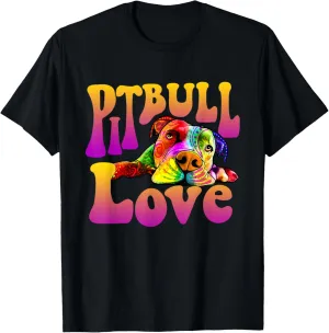 Pitbull Love - Dog Owner Canine Lover Pet Trainer T-Shirt