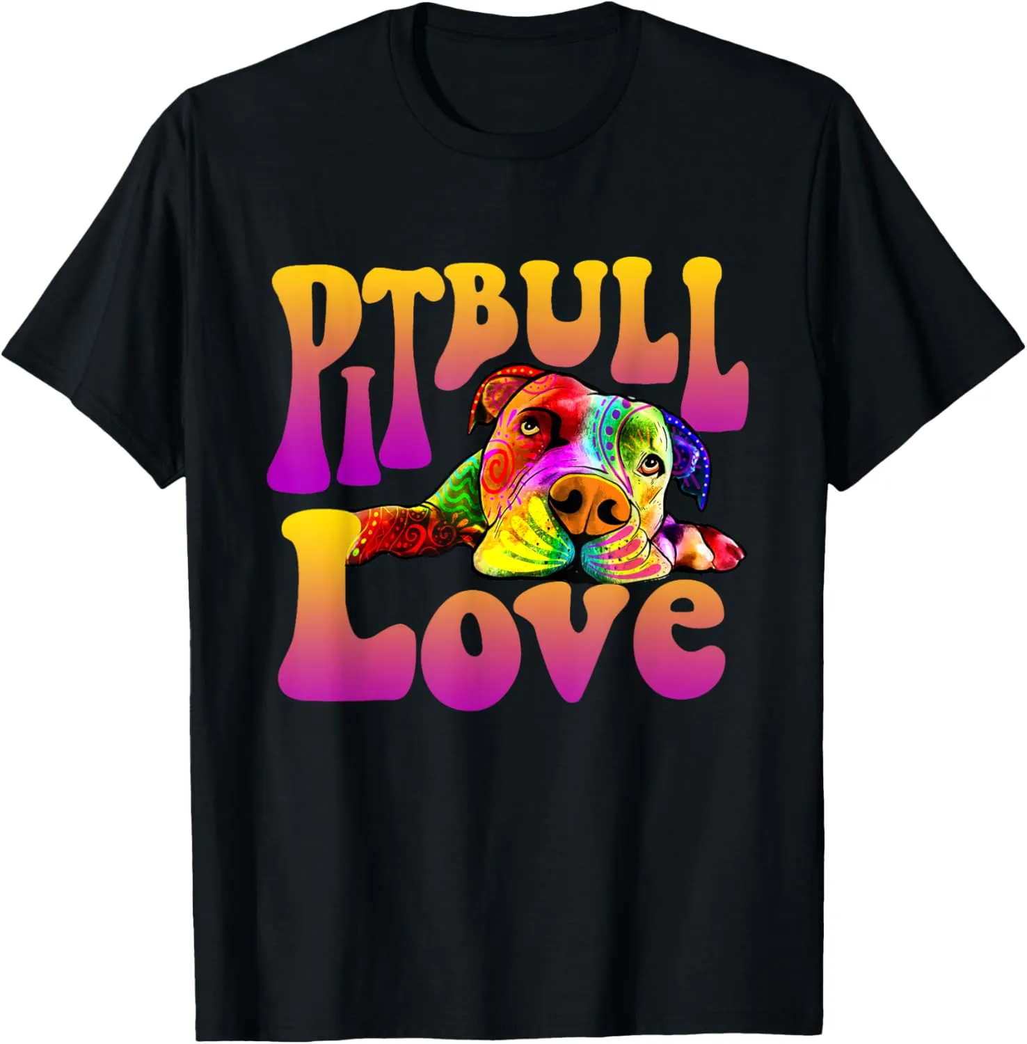 Pitbull Love - Dog Owner Canine Lover Pet Trainer T-Shirt