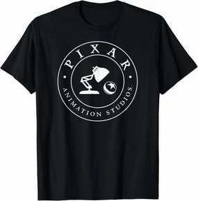 Pixar Animation Studios Luxo Jr. White Logo T-Shirt