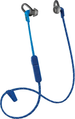 Plantronics BackBeat FIT 305 Sweatproof Sport Earbuds, Wireless Headphones, Dark Blue/Blue