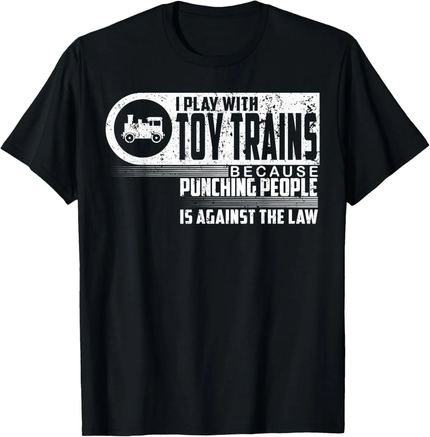 Play With Toy Trains Toy Trains Model Trains HO Scale Trains T-Shirt