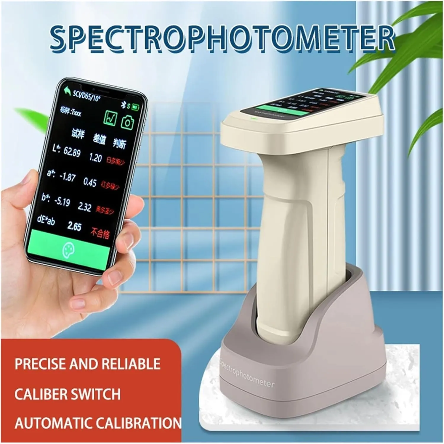 Portable Color Analyzer Portable UV Spectrometer Analyzer, Near Infrared Color Measuring Light XRF(JDY-F2300)