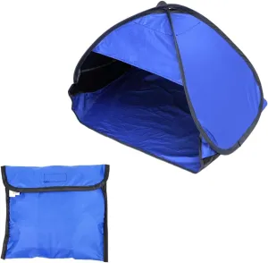 Portable Mini Beach Tent Instant, Pop Up Canopy for Pets,Cat and Dog Outdoor Waterproof Tent House, Laptops & Outdoor Shade (Blue)