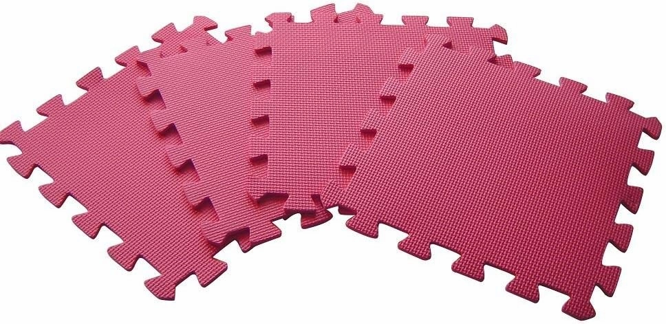 PowerTRC EVA Solid Foam Exercise Mat, Safety Play Floor Mat for Kids Tiles Cushions Soft Interlocking Exercise mats Garage Flooring Protector (20 Square Ft)