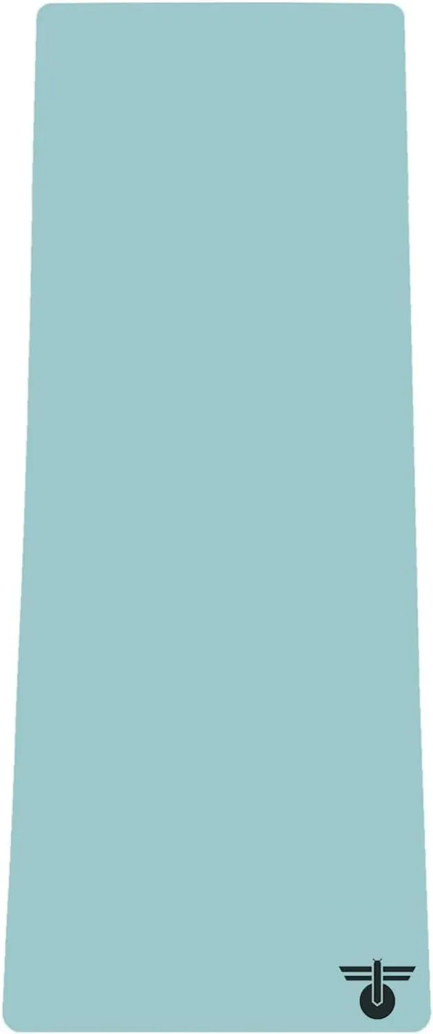 Premium Yoga Mat - 5mm Thick, Extra Wide & Long, Non-Slip Natural Rubber Base & PU Top, Anti-Tear, Ideal for Yoga, Pilates, and Fitness.