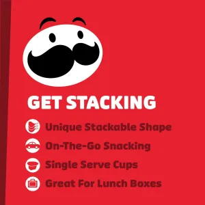Pringles Potato Crisps Chips, Lunch Snacks, On-the-Go Snacks, Original (36 Cups) (Pack of 2)