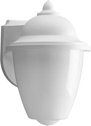 Progress Lighting P5844-30 Polycarbonate Outdoor, 6-Inch Width x 8-3/4-Inch Height, White