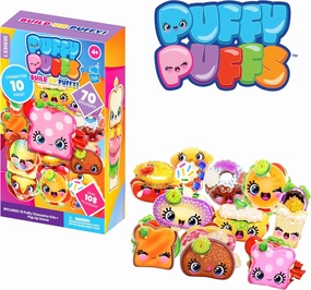 Puffy Puffs – Create Your Own Stackable Foodie Sticker Characters! (10 Pack)