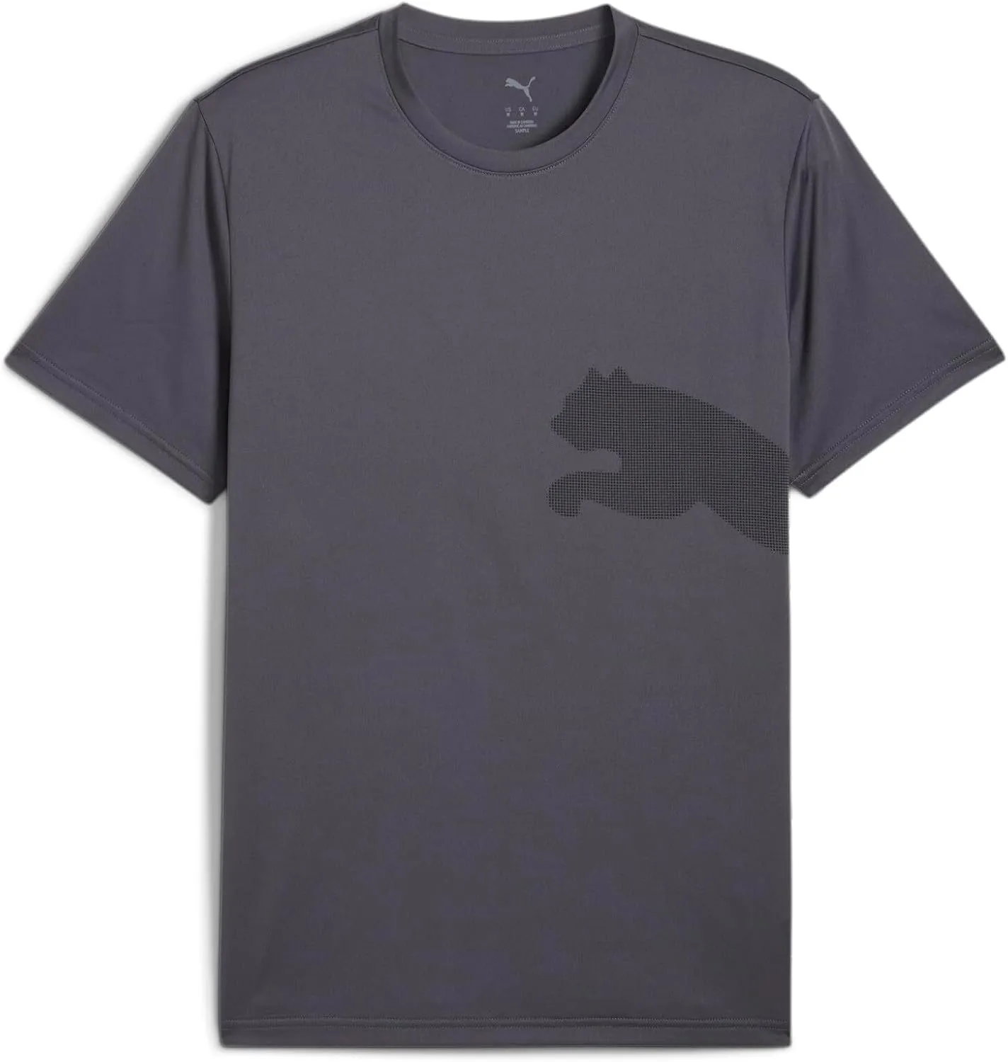 PUMA Men's Train All Day Big Logo T-Shirt