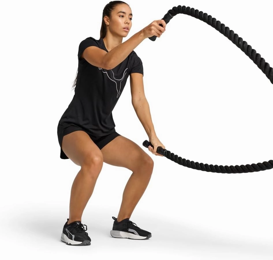 PUMA Women's Train All Day Essential Logo T-Shirt