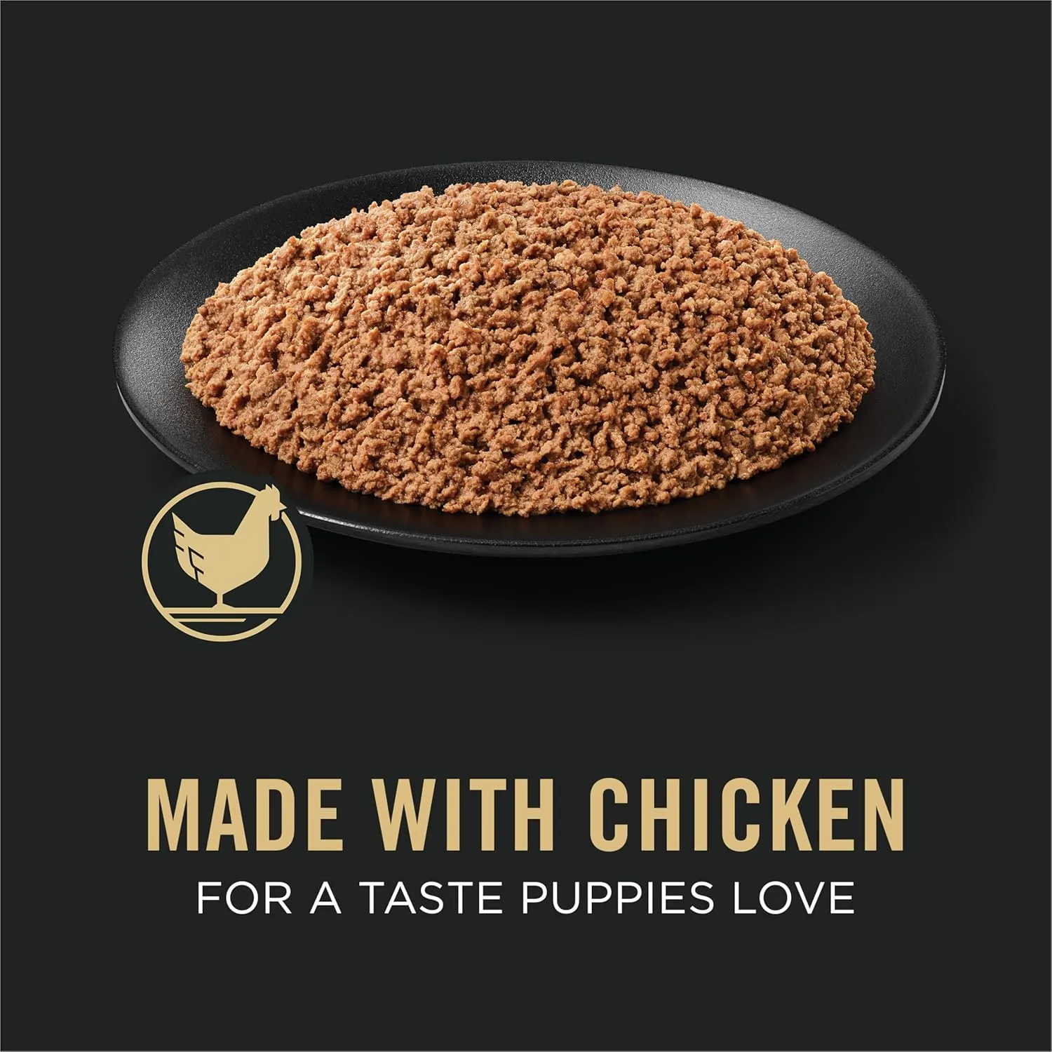 Purina Pro Plan Grain Free, High Protein Wet Puppy Food, FOCUS Classic Chicken Entree - (12) 13 oz. Cans