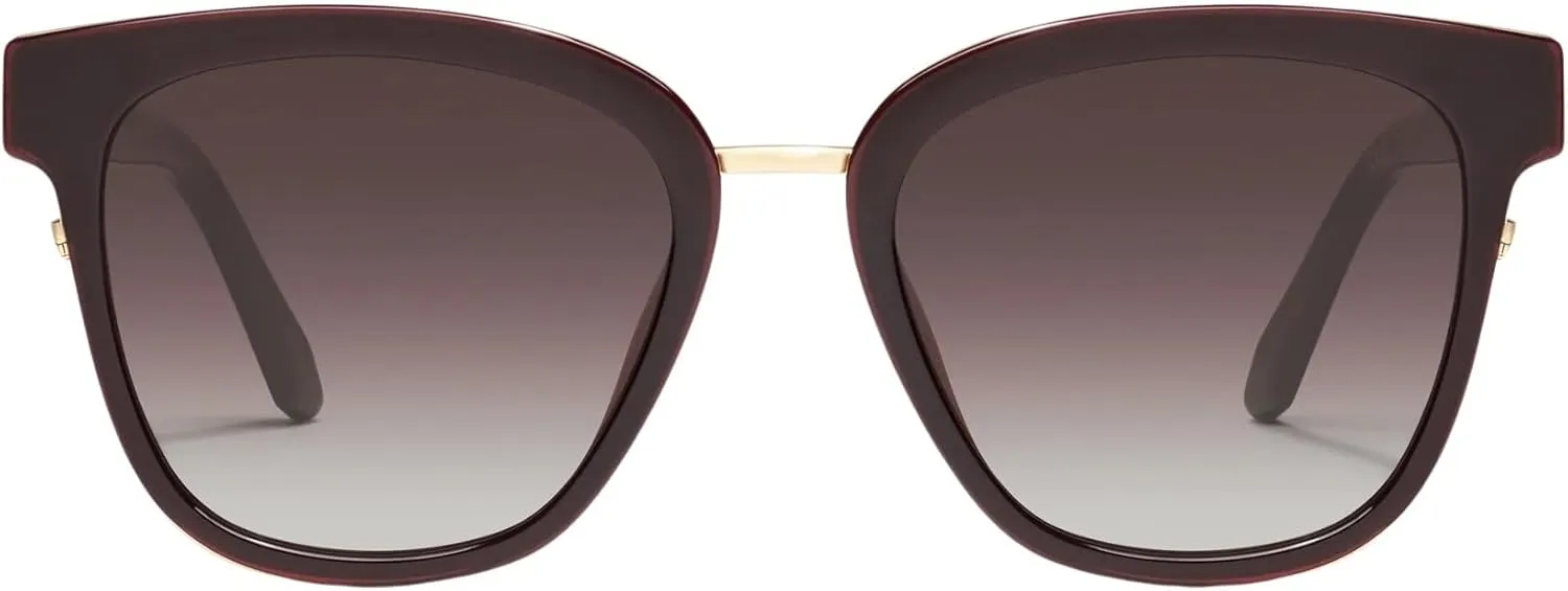 Quay Women's Act Natural Cat Eye Square Sunglasses
