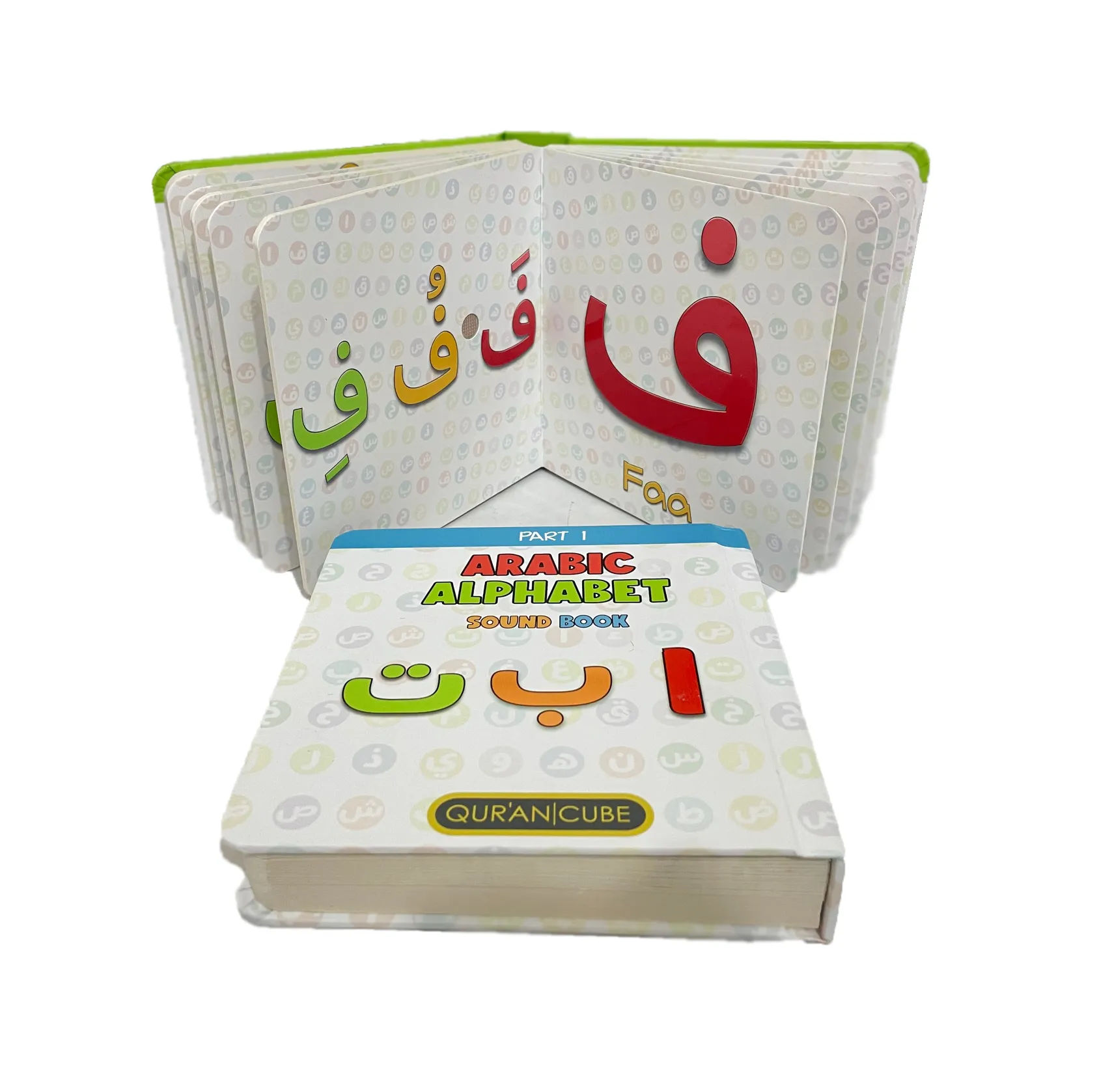 Quran Cube Arabic Alphabet Sound Book (Part 1 & 2)