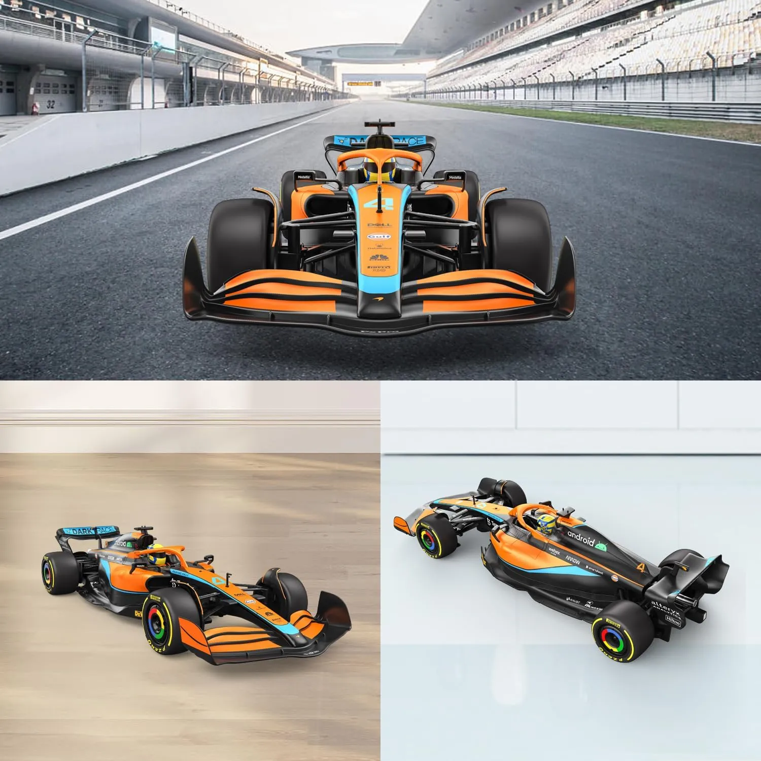 RASTAR McLaren MCL36 Formula 1 Race RC Car 1/12 Scale McLaren F1 Remote Control Toy Car