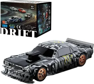 RC Car, 1/43 Scale 2.4G Full Proportional RC Electric Mini Racing Drift Car Model with Lights Kit (‌Gyro Version)