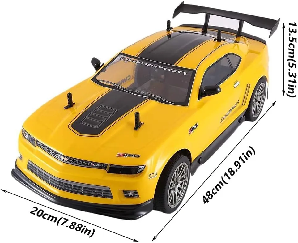 RC Cars, 1:10 Scale Remote Control Drift Car, 2.4Ghz RC Sport Racing Cars for Kids, 4WD 25Km/h RTR Hight Speed RC Vehicle Hobby Toy Car Gifts for Kids