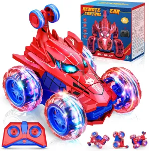RC Cars Boys Toys Remote Control Car for 3 4 5 6 7 8 9 10 Year Old Boys Girls 360° Flips 4WD RC Stunt Car Kids Toys Easter Basket Stuffers for Kids Boys Age 3-5 4-6 5-7 6-8 8-10