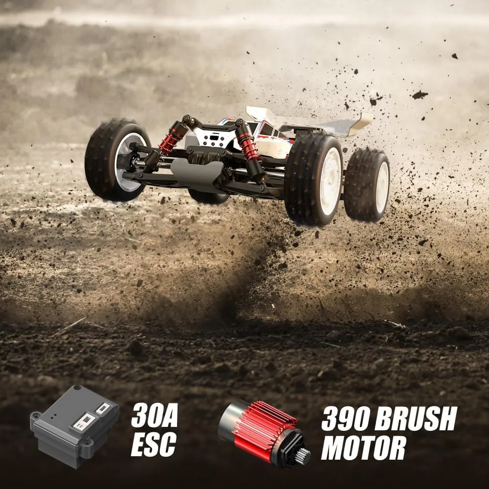 RC Cars for Adults, 4X4 High Speed Motor Professional RC Racing Car, All Terrain Climbing Offroad Waterproof, Gift for Adults (3 Battery/Blue)