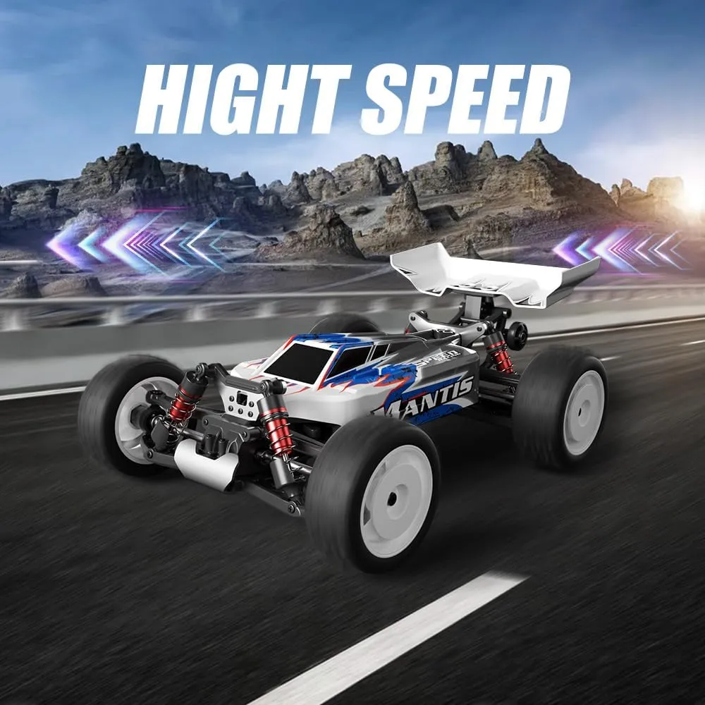RC Cars for Adults, 4X4 High Speed Motor Professional RC Racing Car, All Terrain Climbing Offroad Waterproof, Gift for Adults (3 Battery/Blue)