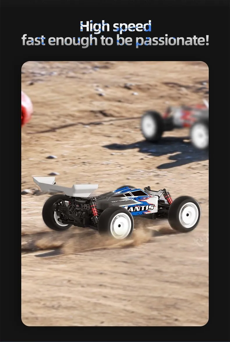 RC Cars for Adults, 4X4 High Speed Motor Professional RC Racing Car, All Terrain Climbing Offroad Waterproof, Gift for Adults (3 Battery/Blue)