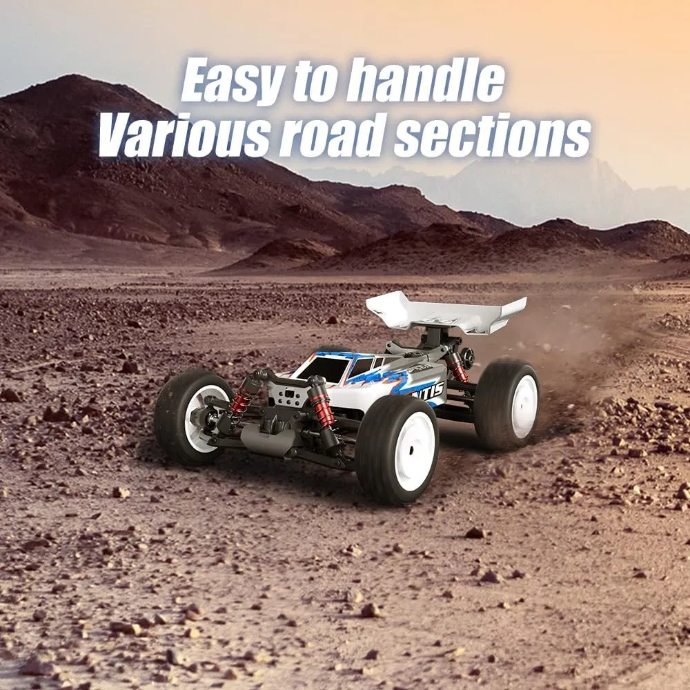 RC Cars for Adults, 4X4 High Speed Motor Professional RC Racing Car, All Terrain Climbing Offroad Waterproof, Gift for Adults (3 Battery/Blue)