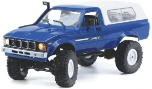 RC Crawler WPL C24 RC Rock Crawler RC Truck 4x4 Off Road RTR, 1/16 Scale Remote Control Truck All Terrain 2.4 Ghz with Proportional Steering LED Lights Hobby Toys Adult