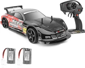 RC Drift Cars 1:10 Remote Control Car 70km/h Drift Vehicle with 2 Battery 4WD High Speed Sport Racing Car Xmas Birthday Gift for Kids Teens Adult