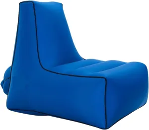 Recliner Outdoor Inflatable Sofa Square Bottom Armchair Air Beach Camping Travel Furniture Chair Tool-Free Folding Air Sofa Leisure Fit for Seat Portable (Color : 100X80X90CM-02)