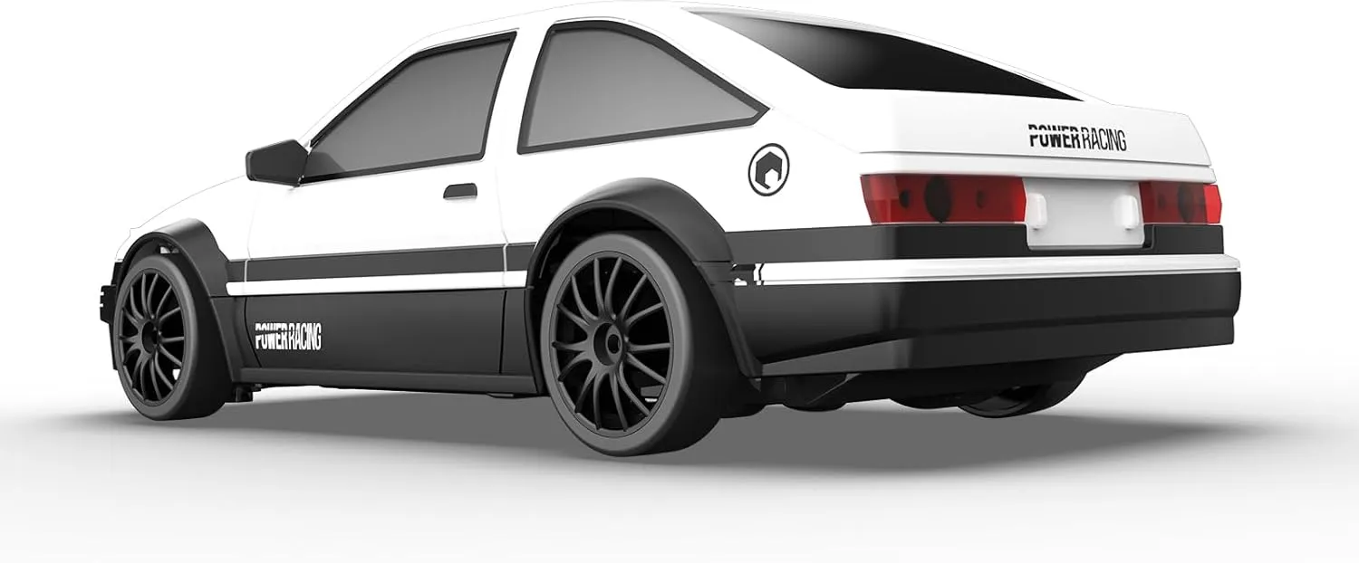 Remote Control Car RC Drift Car 2.4GHz 1:24 Scale 4WD 15KM/H High Speed Model Vehicle with LED Lights Drifting Tire Racing Sport Toy Car for Adults Boys Girls Kids Gift 2Pcs Rechargeable Batteries