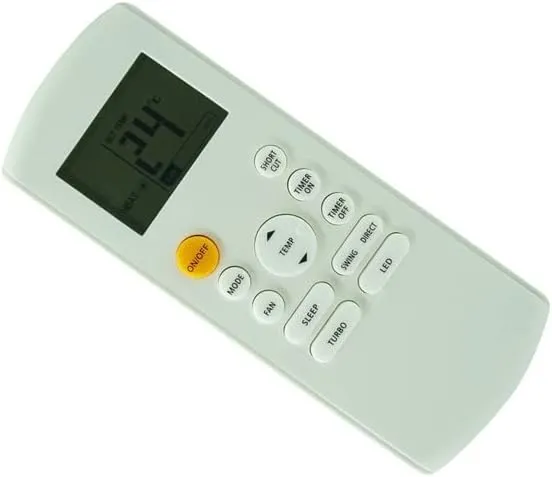 Remote Control for Mrcool DIY-18-HP-230B16 DIY-24-HP-230A DIY-24-HP-230AE DIY-24-HP-230B16 DIY-36-HP-230A A-12-HP-230B-MS Portable Air Condtioner