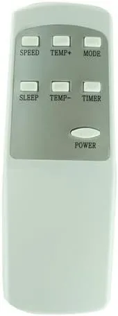 Remote Control for Premium PPA9004J & TROTEC （PAC 2010 SH）（PAC 3800 S） Window Portable Room Air Conditioner