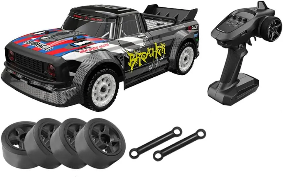 Remote Control High Speed Car, 1/16 30km/h Fast RC Compatible with Drift, 2.4GHz ESP Drifting Car with Steering Control 4WD Fast Hobby Grade Rally Racing Truck for Adults and Kids