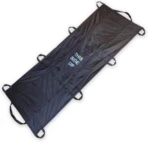 Rescue Essentials Quiklitter Lite, Black Nylon Handles, Nylon Fabric, 750 Lb Rated for Patient Transport and Casualty Evacuation, Vacuum Sealed for Small Cube Space