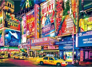 RoseArt - Kodak Premium - Broadway, NYC - 1500 Piece Jigsaw Puzzle for Adults