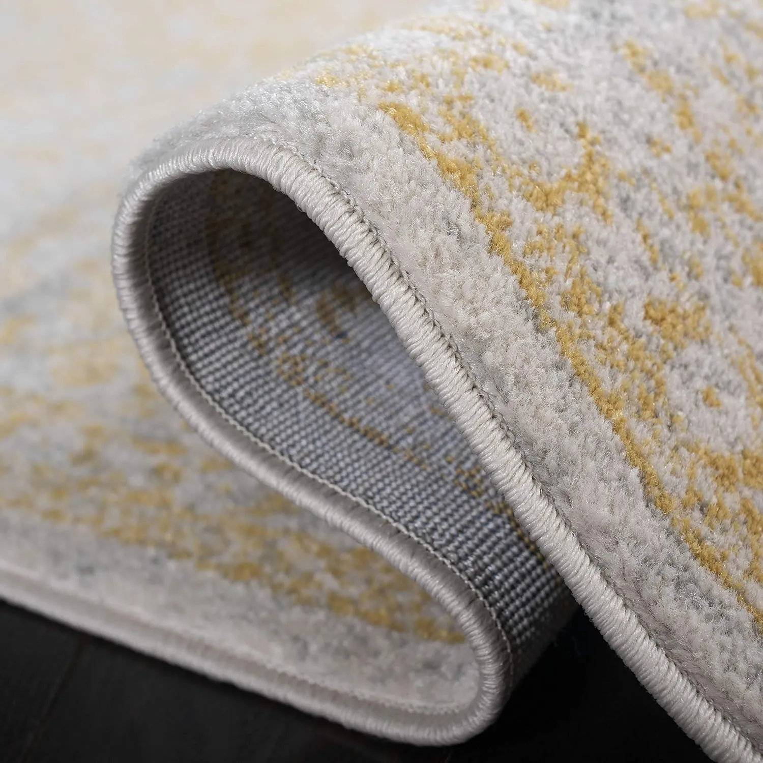 SAFAVIEH Evoke Collection 8' x 10' Ivory/Gold EVK256B Oriental Distressed Non-Shedding Living Room Bedroom Dining Home Office Area Rug