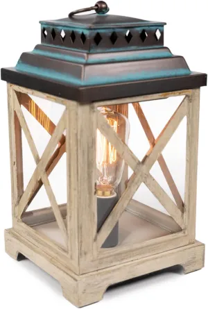 Scentsationals Wax Melt Warmer, Edison Collection Anchorage - Candle Wax Melter for Fragrance Cubes and Tarts