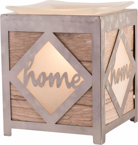 Scentsationals Wax Melt Warmer, Wax Warmer for Scented Wax Melts - Wooded Home - Candle Wax Melter for Fragrance Cubes and Tarts