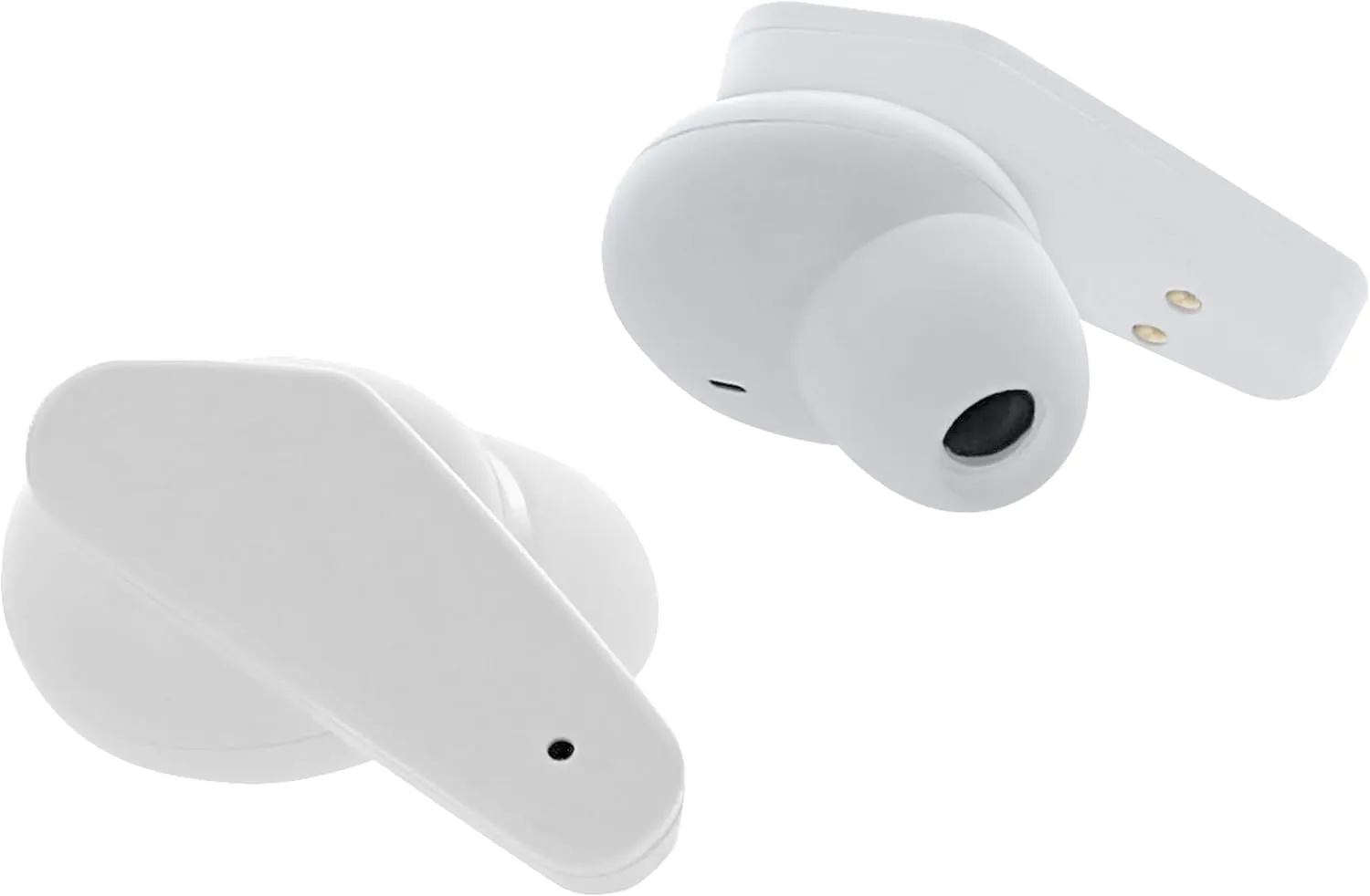 SENTRY OSE Wireless Stem Earbuds, Active Noise Canceling, -20 dB of Sound Reduction, Portable Charging Case, 10 Hours Playtime, Touch Controls, Built in Microphone, with USB C Charging Cable (White)