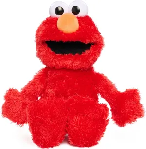 Sesame Street Tickle Me Elmo 13.5-inch Plush Doll, Laughs, Wiggles, and Giggles, Red, Kids Toys for Ages 18 Month by Just Play