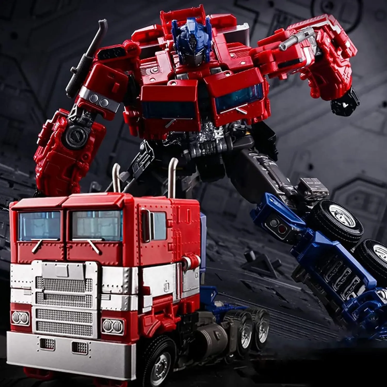 Setype Deformed Car Robot Toy, 8-inch Collectible Action Figure, Alloy   ABS, Transforms into Toy, No Batteries Required