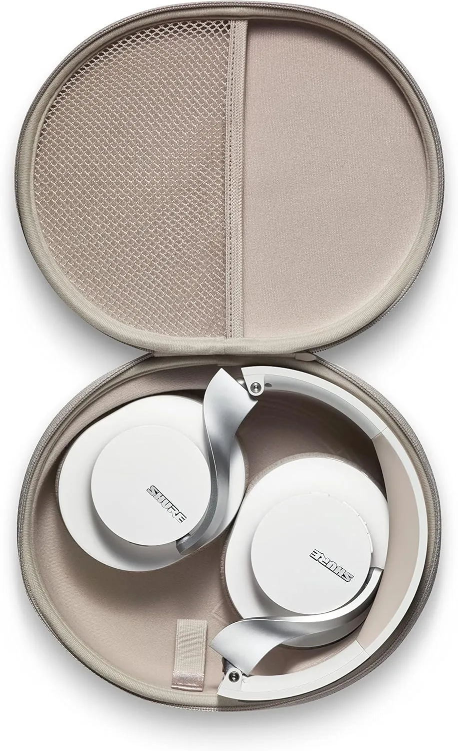 Shure AONIC 40 Over Ear Wireless Bluetooth Noise Cancelling Headphones with Microphone, Studio-Quality Sound, 25 Hour Battery Life, Fingertip Controls, iPhone & Android Compatible - White