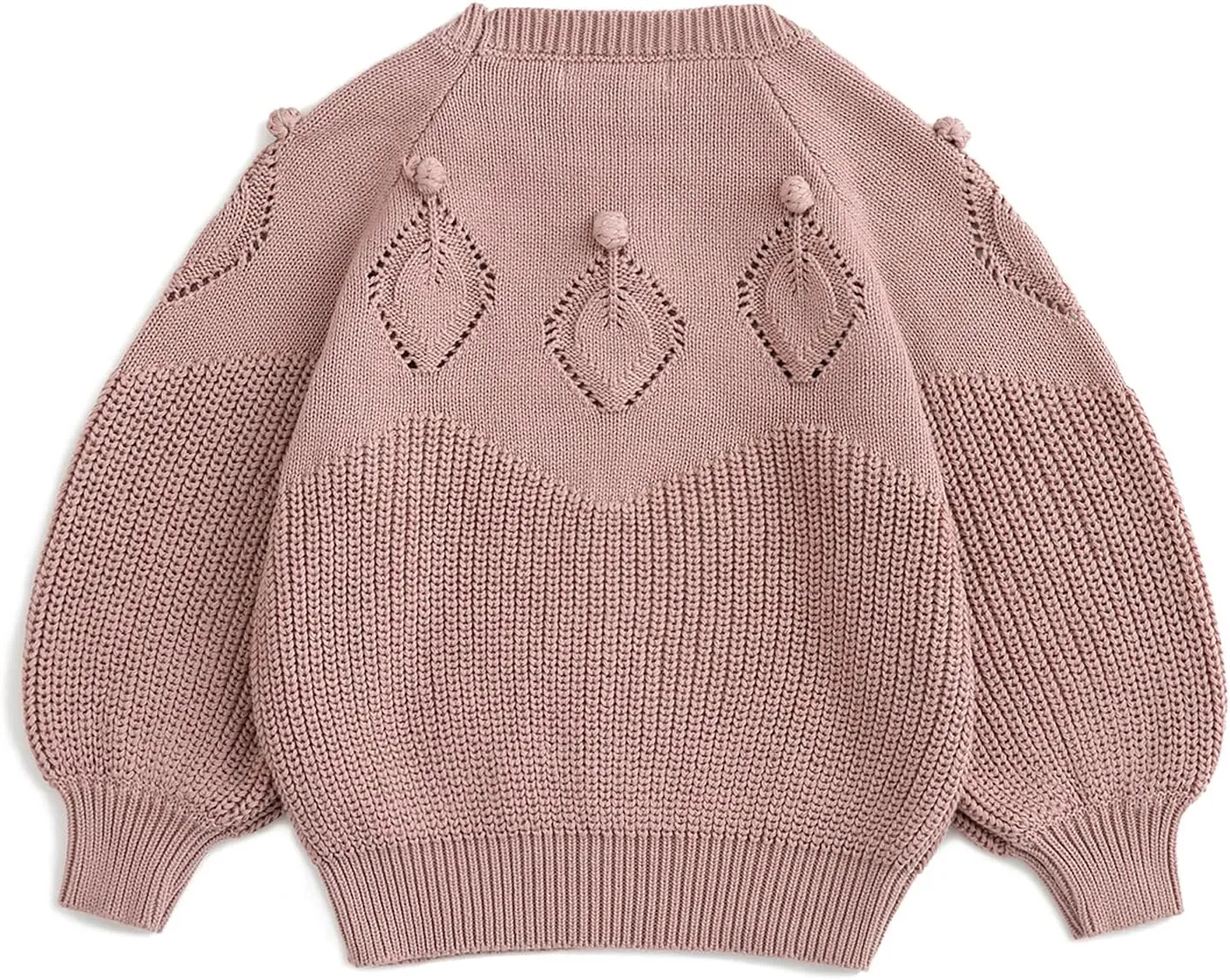 Simplee kids Baby Pullover Sweater Valentines Outfit Love Embroidery Knit Sweaters Coat for Autumn Fall and Winter