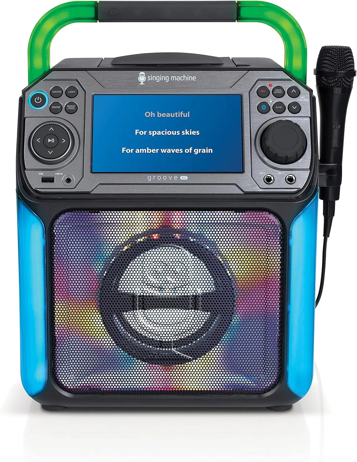 Singing Machine Karaoke System-Portable, Black (STVG789BK)