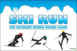 SKI Run - The Ultimate Skiing Family Board Game for Both Kids, Teens and Adults. Top Apres Ski Gift-Present