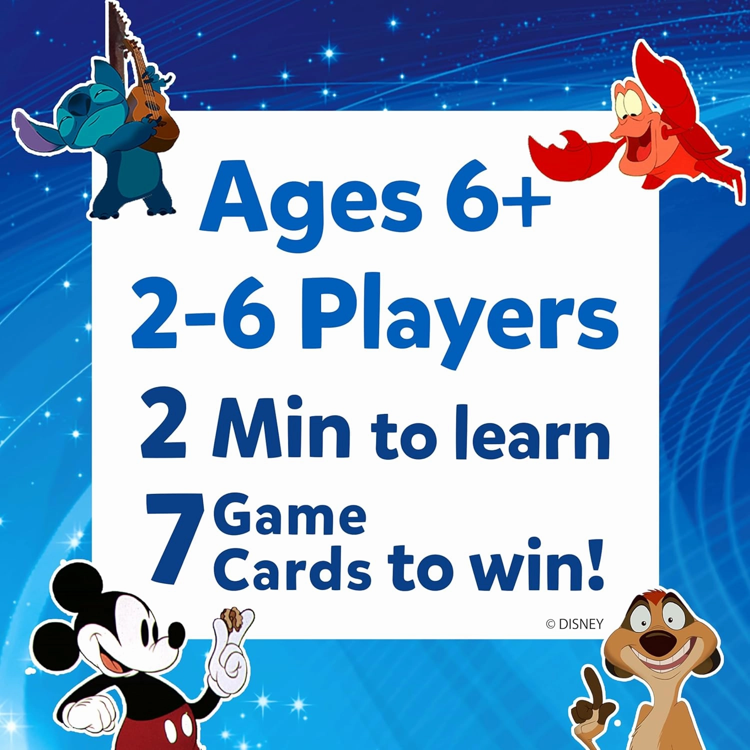 Skillmatics Guess in 10 Disney, Card Game for Girls, Boys, Kids, Teens, Adults, Who Love Cinderella, Mickey Mouse, Moana, Gifts for Ages 6, 7, 8, 9 and Up
