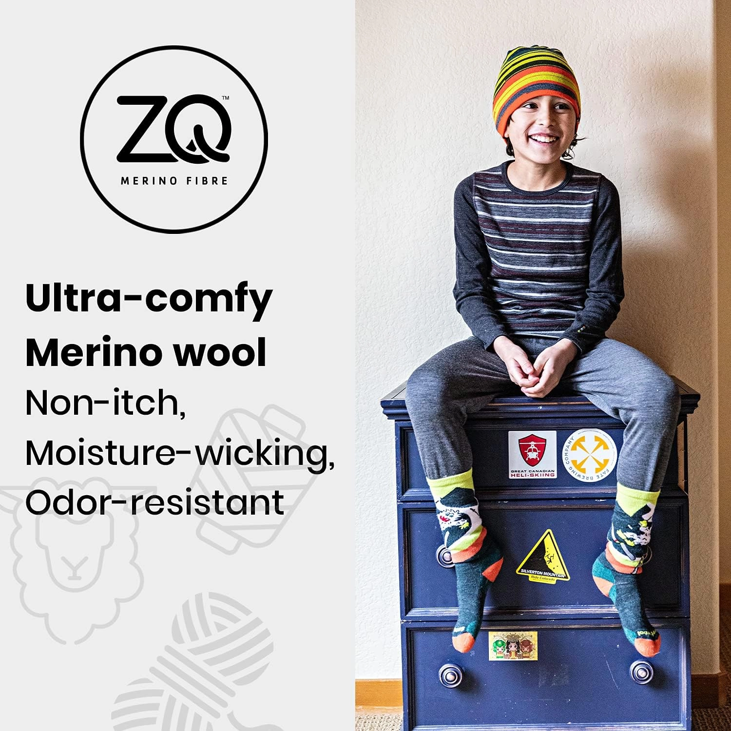 Smartwool Kid's Classic Thermal Merino Base Layer Crew